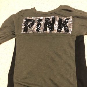 | CLOSET CLEANOUT|  PINK BLING SEQUIN SHIRT